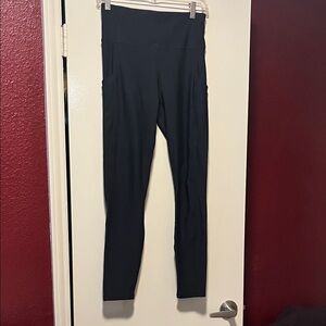 Fabletics Black High-Rise Cold Weather Leggings